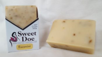 Sweet Doe Fragranced Goat Milk Soap Bars Essential Oils Eucamint