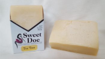 Sweet Doe Fragranced Goat Milk Soap Bars Essential Oils Tea Tree